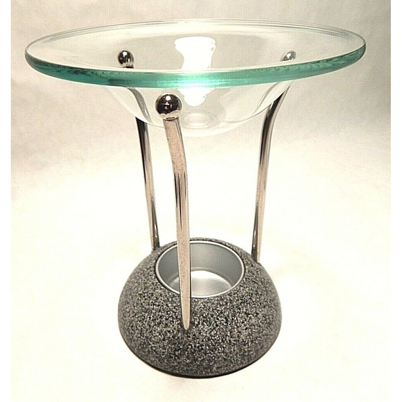 PartyLite Stone Puzzle Aroma Melts Warmer - Picture 2 of 10